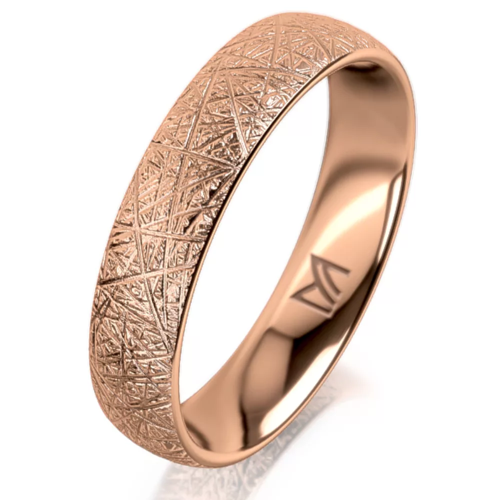 Men’s Rose Gold Wedding Band MEISTER
