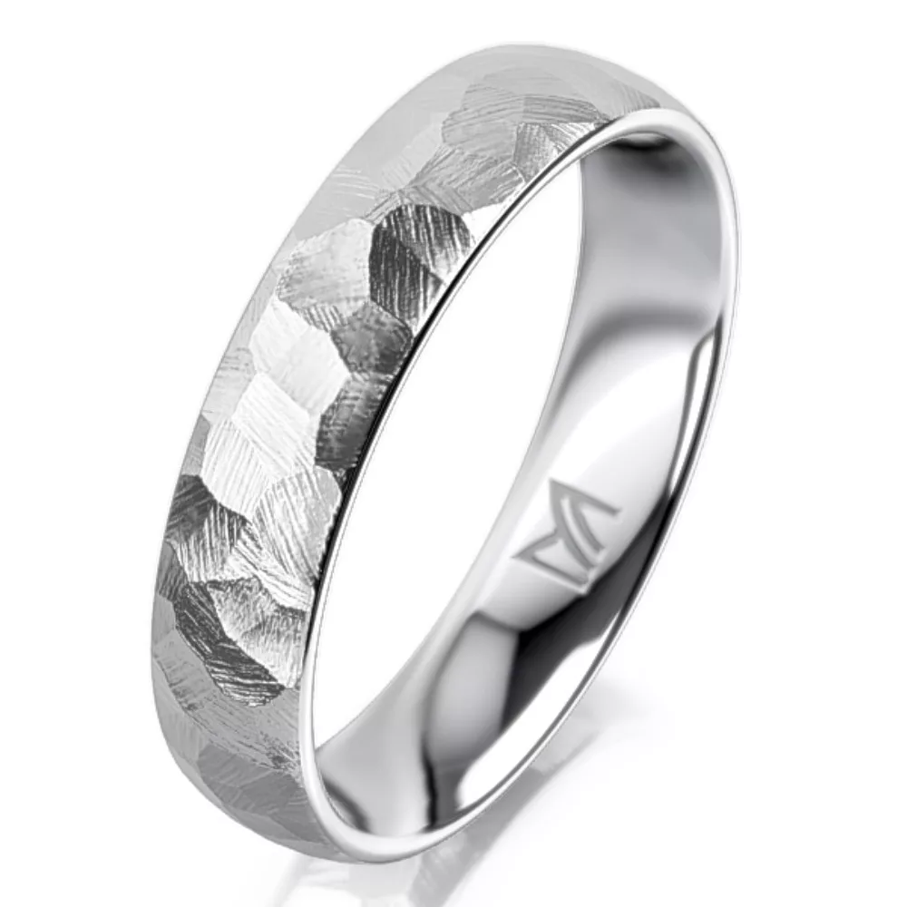 Men’s White Gold Wedding Band MEISTER
