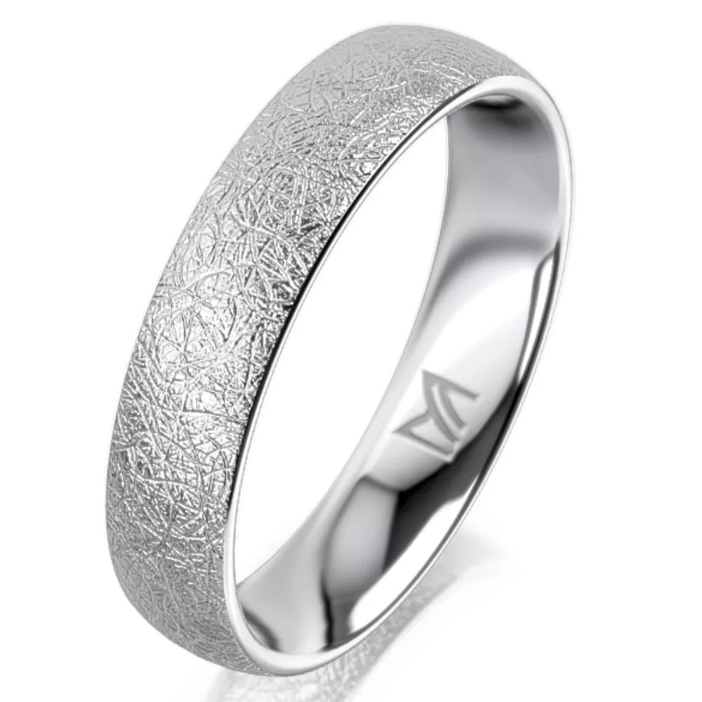 Men’s White Gold Wedding Band MEISTER