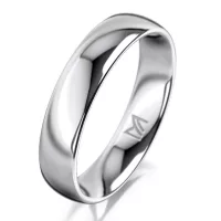 Men’s White Gold Wedding Band MEISTER