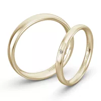 Classic Yellow Gold Wedding Ring NIESSING IVORY