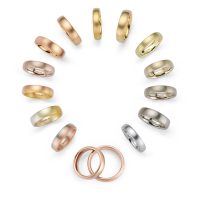 Classic Yellow Gold Wedding Ring NIESSING SPRING GREEN