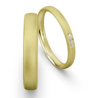 Classic Yellow Gold Wedding Ring NIESSING SPRING GREEN