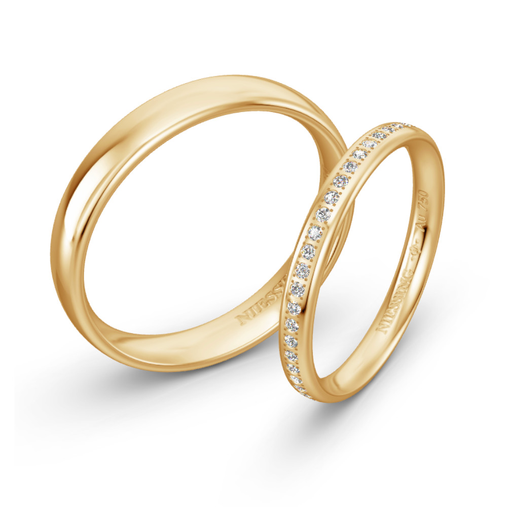 Classic Yellow Gold Wedding Ring NIESSING CLASSIC YELLOW