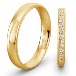 Classic Yellow Gold Wedding Ring NIESSING WARM YELLOW