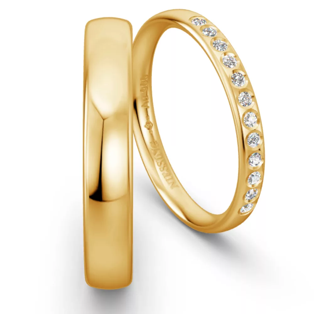 Klasszikus sárga arany karikagyűrű NIESSING WARM YELLOW