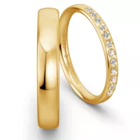 Klasszikus sárga arany karikagyűrű NIESSING WARM YELLOW