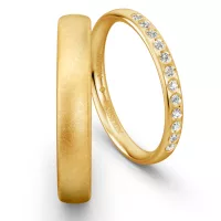 Klasszikus sárga arany karikagyűrű NIESSING WARM YELLOW