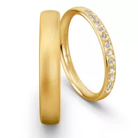 Klasszikus sárga arany karikagyűrű NIESSING WARM YELLOW