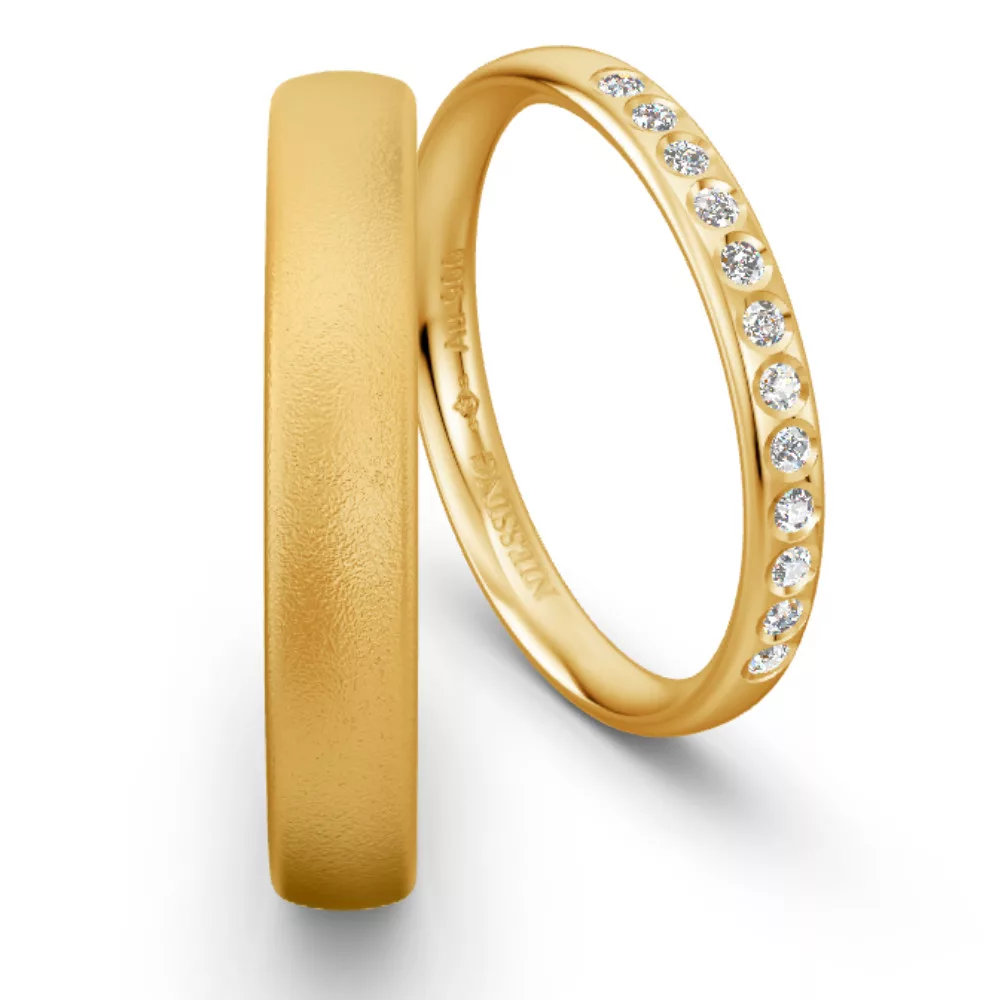 Klasszikus sárga arany karikagyűrű NIESSING WARM YELLOW