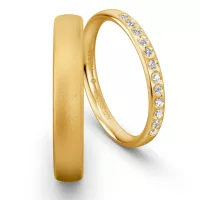 Klasszikus sárga arany karikagyűrű NIESSING WARM YELLOW