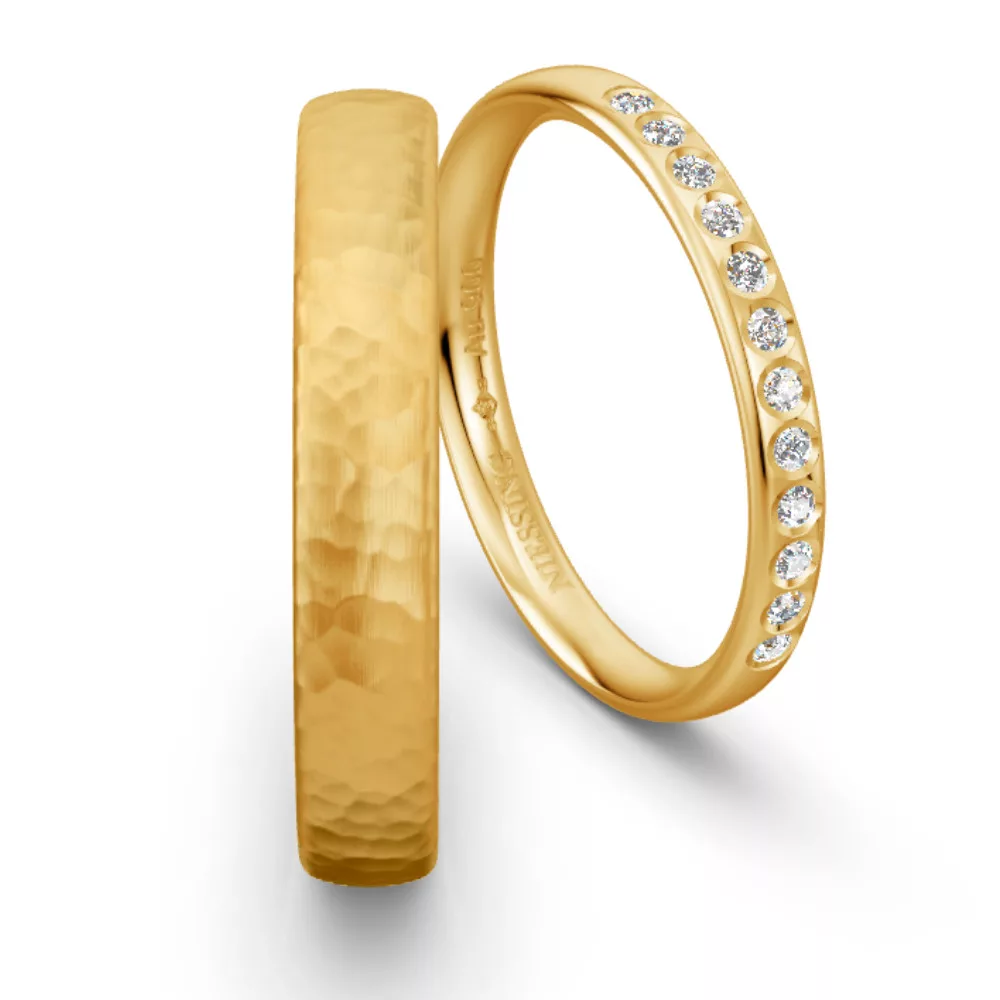 Klasszikus sárga arany karikagyűrű NIESSING WARM YELLOW