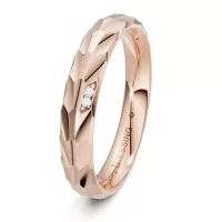 Modern fehérarany karikagyűrű NIESSING LEAF