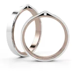 Modern fehérarany karikagyűrű NIESSING REFUGIUM