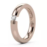 Modern White Gold Wedding Ring NIESSING BALANCE