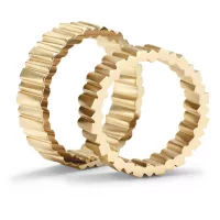 Modern fehérarany karikagyűrű NIESSING FLUX