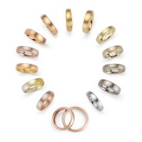 Modern Yellow Gold Wedding Ring NIESSING CUBE