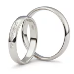 Classic White Gold Wedding Ring NIESSING CLASSIC