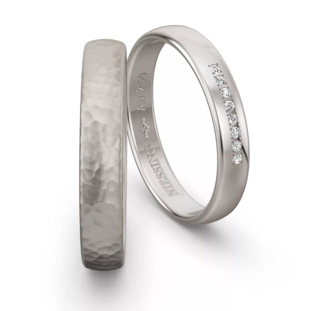 Classic White Gold Wedding Ring NIESSING CLASSIC