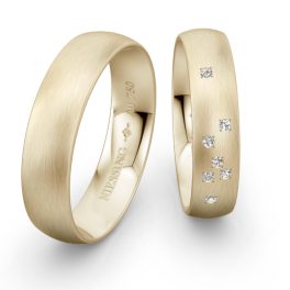 Yellow Gold Wedding Ring NIESSING NAVETTE