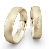 Sárga arany karikagyűrű NIESSING NAVETTE