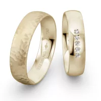 Sárga arany karikagyűrű NIESSING NAVETTE