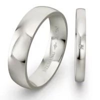 Fehérarany karikagyűrű NIESSING TONNEAU