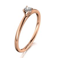 MEISTER Fehérarany Gyémánt Eljegyzési Gyűrű