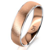 Rozéarany férfi karikagyűrű MEISTER