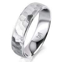 Fehérarany férfi karikagyűrű MEISTER