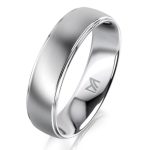 Platina férfi karikagyűrű MEISTER
