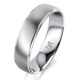 Platina férfi karikagyűrű MEISTER