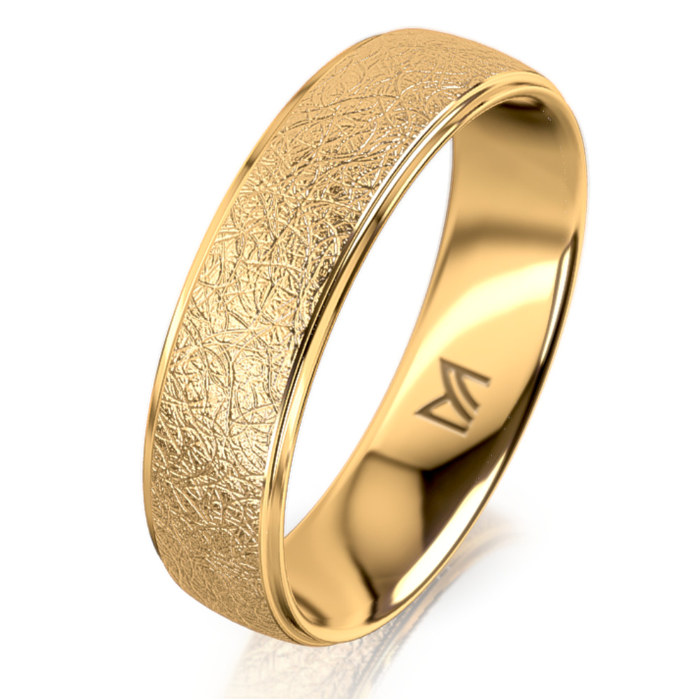 Sárga arany férfi karikagyűrű MEISTER