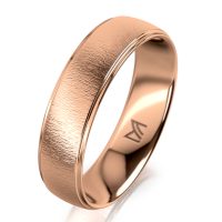 Rozéarany férfi karikagyűrű MEISTER