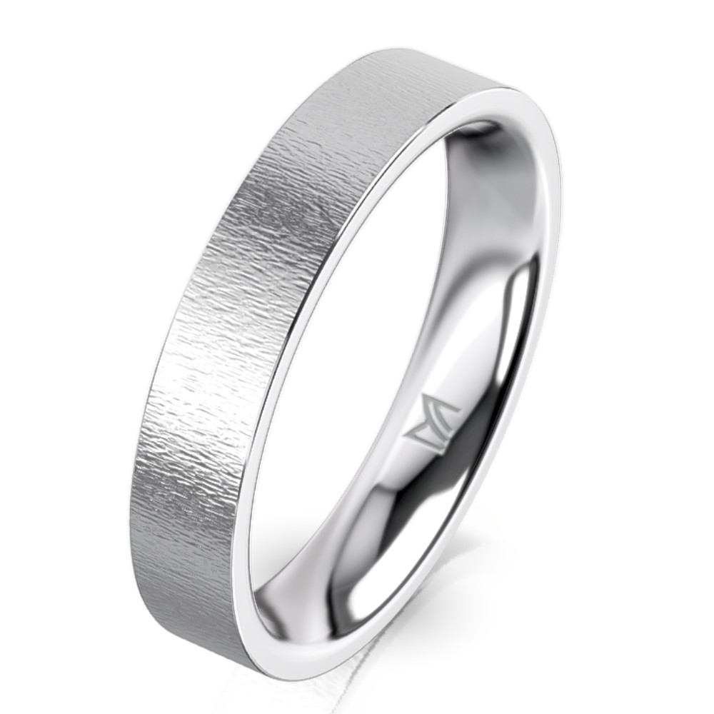 Fehérarany férfi karikagyűrű MEISTER