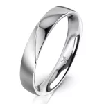 Men’s White Gold Wedding Ring MEISTER