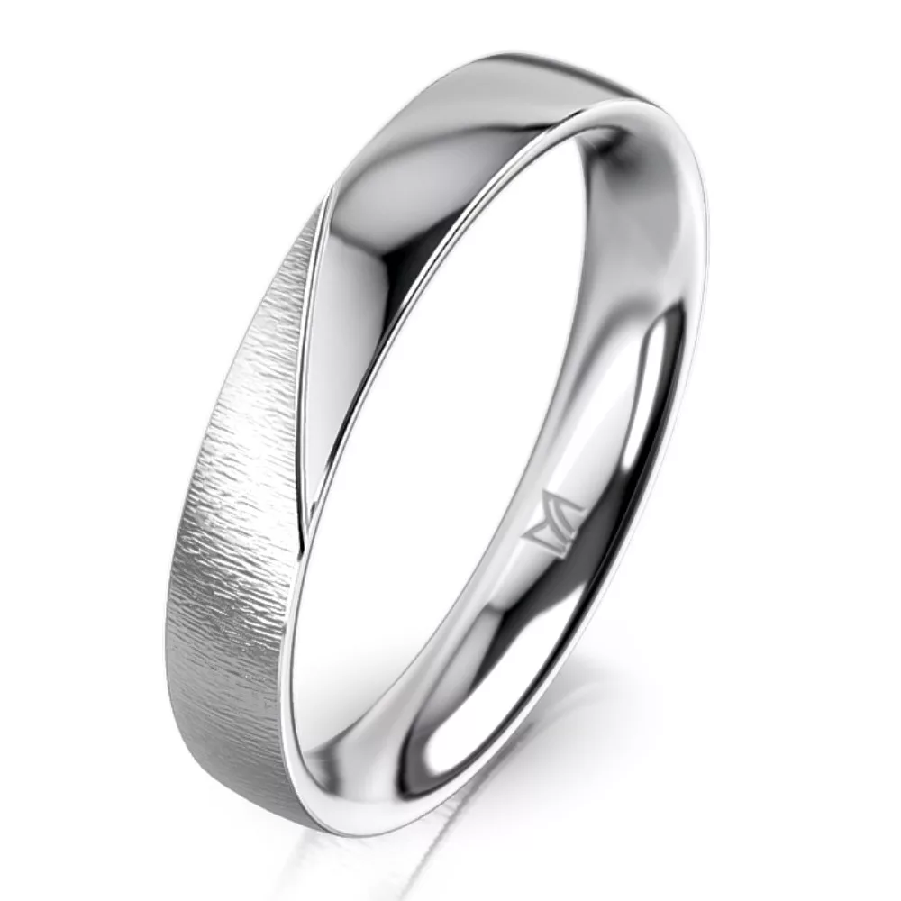 Men’s White Gold Wedding Ring MEISTER