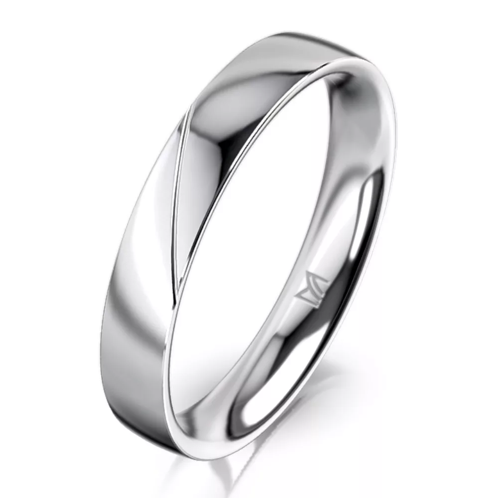 Men’s White Gold Wedding Ring MEISTER