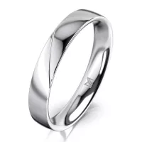 Men’s White Gold Wedding Ring MEISTER