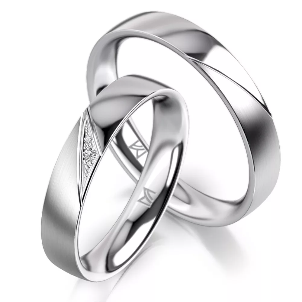 Men’s White Gold Wedding Ring MEISTER