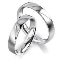 Men’s White Gold Wedding Ring MEISTER