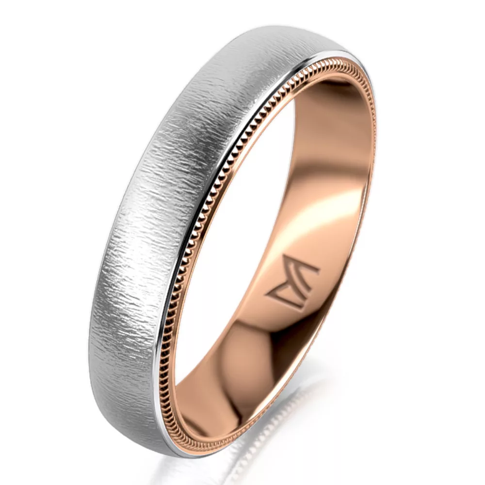 Men’s White Gold Wedding Ring MEISTER