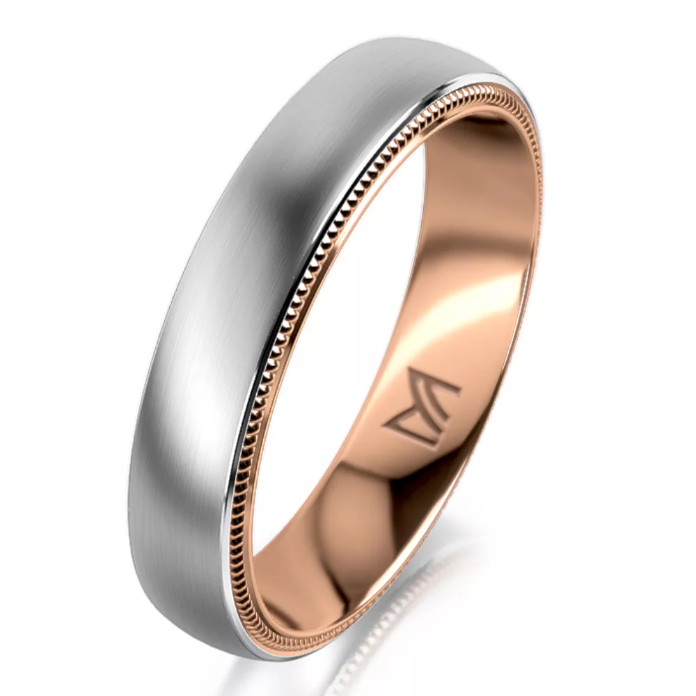 Men’s White Gold Wedding Ring MEISTER