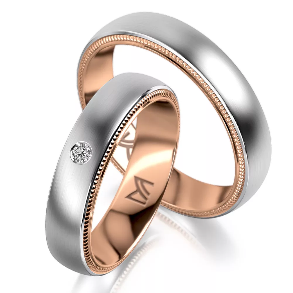 Men’s White Gold Wedding Ring MEISTER