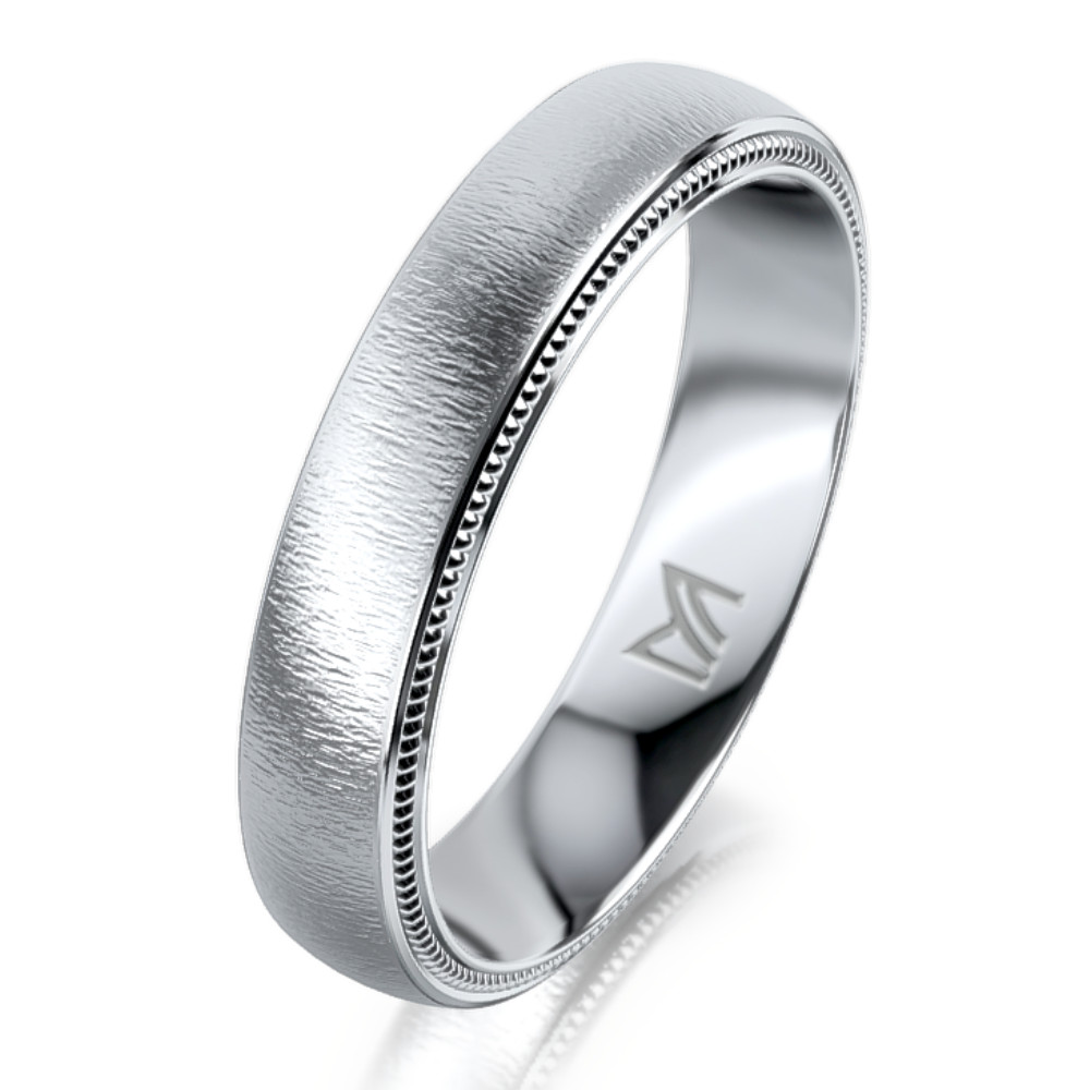 Platina férfi karikagyűrű MEISTER
