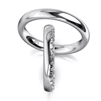 White Gold Wedding Ring MEISTER