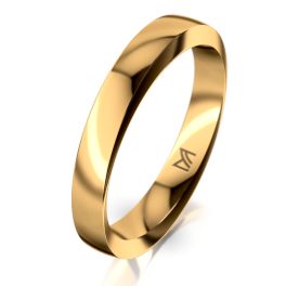 Sárga arany férfi karikagyűrű MEISTER