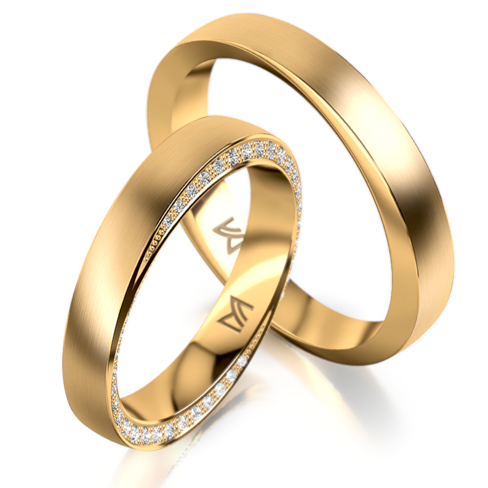 Sárga arany férfi karikagyűrű MEISTER