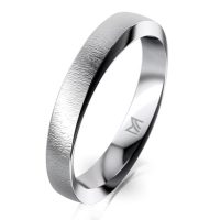 Fehérarany férfi karikagyűrű MEISTER