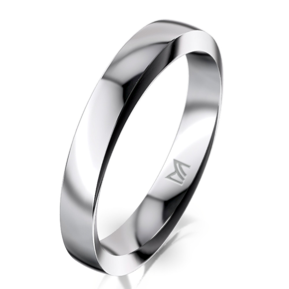 Platina férfi karikagyűrű MEISTER
